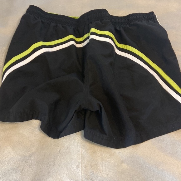 Men’s Speedo Black and Lime Green Athletic Performance Shorts/Bathing Suit - Picture 2 of 4